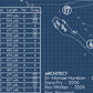 Plum Creek Golf Club Blueprint (Print)