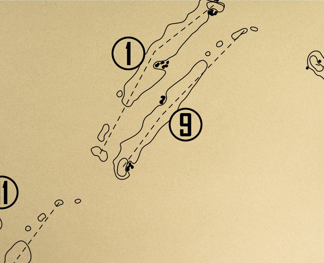 Cabo del sol Ocean Course Outline (Print)