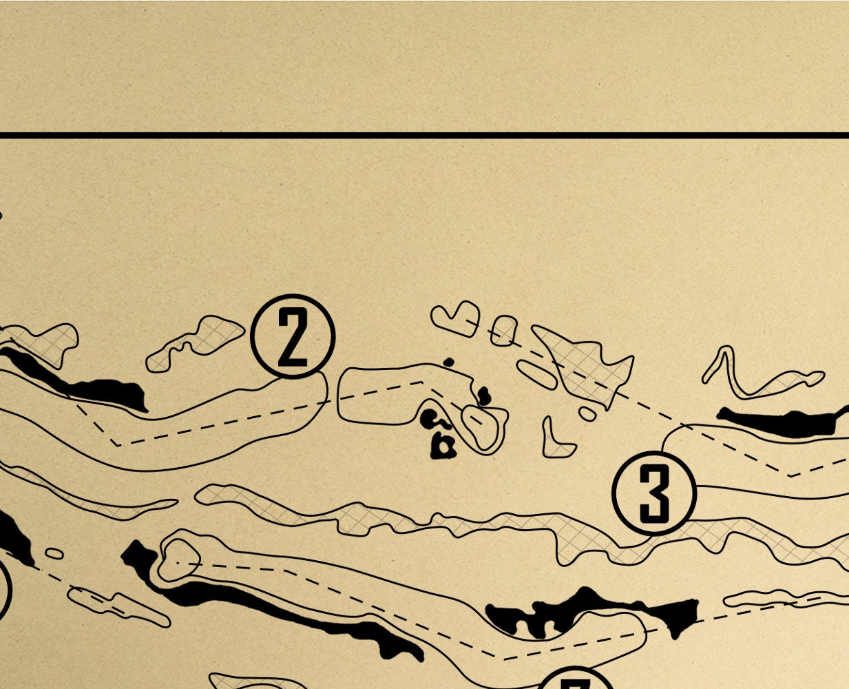Kiawah Island Ocean Course Outline (Print)