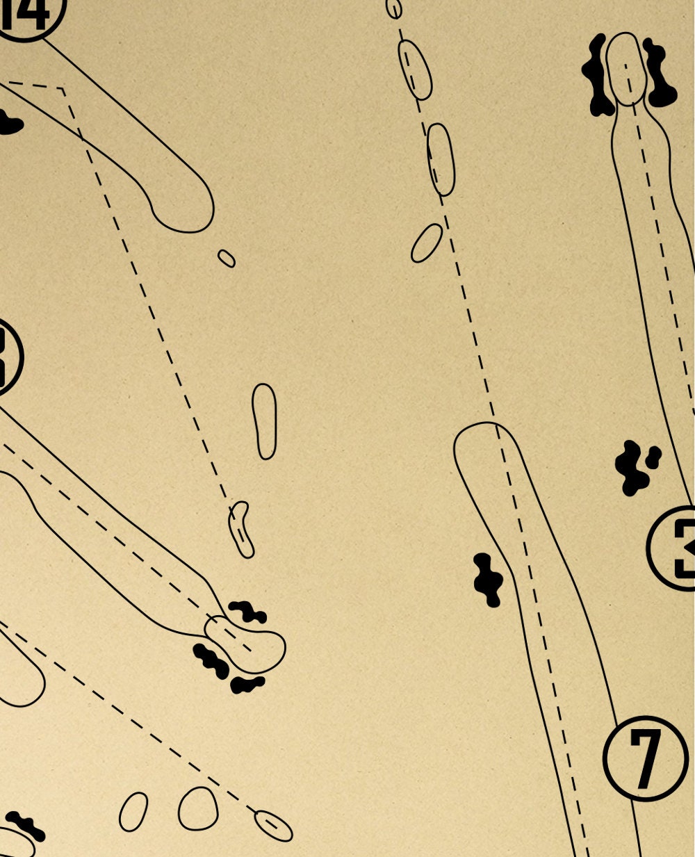 Firestone Country Club North Course Outline (Print)
