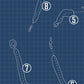 River Run Golf Club Blueprint (Print)