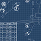 Lehigh Country Club Blueprint (Print)