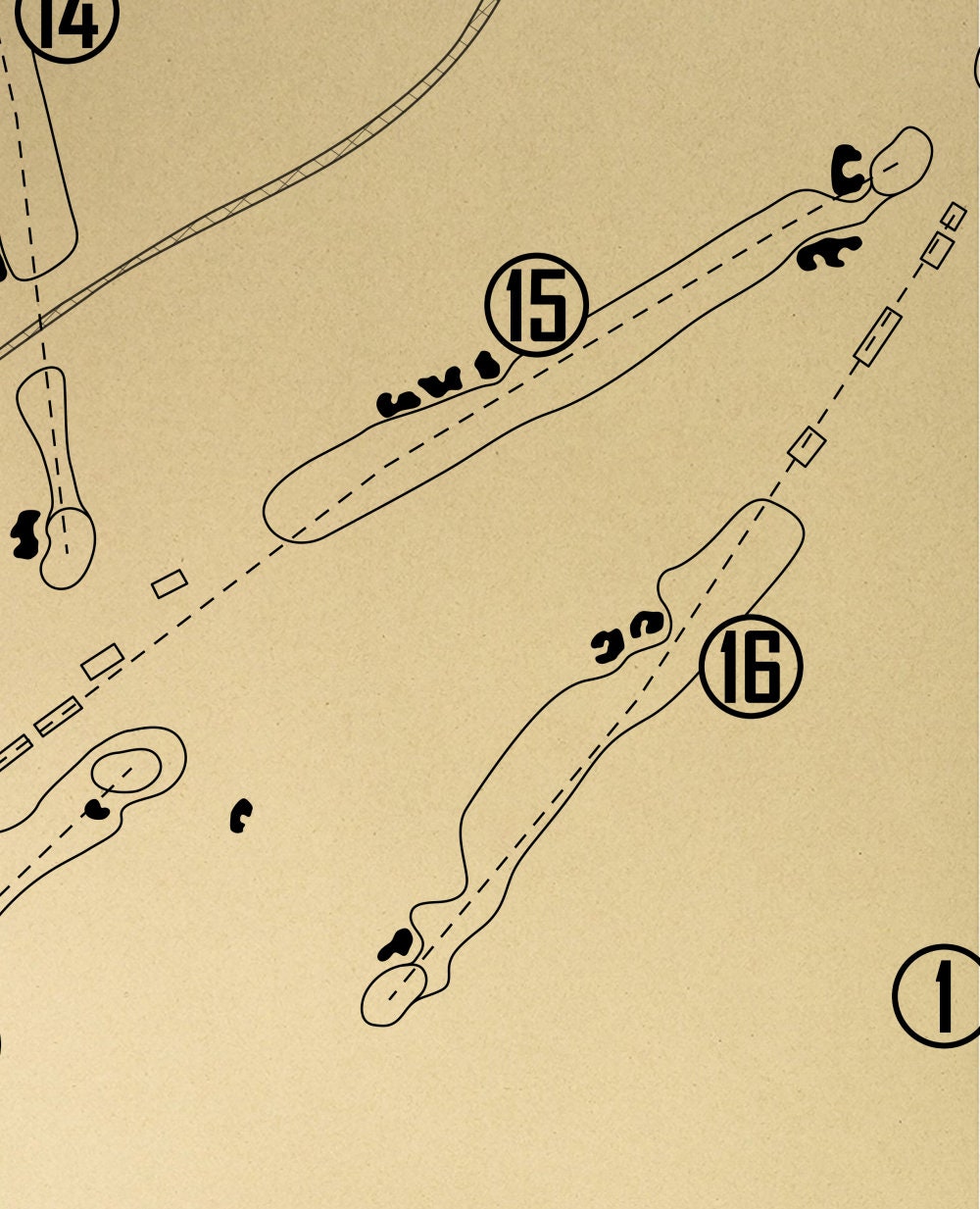 Lambton Golf & Country Club Outline (Print)