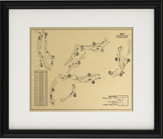 TPC Tampa Bay Outline (Print)