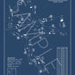 Garden City Golf Club Blueprint (Print)