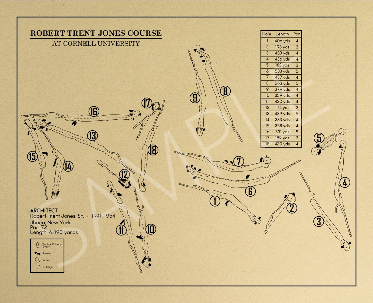 Robert Trent Jones Course Outline (Print)