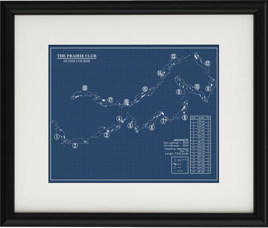 The Prairie Club Dunes Course Blueprint (Print)