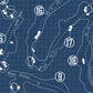 Frederica Golf Club Blueprint (Print)