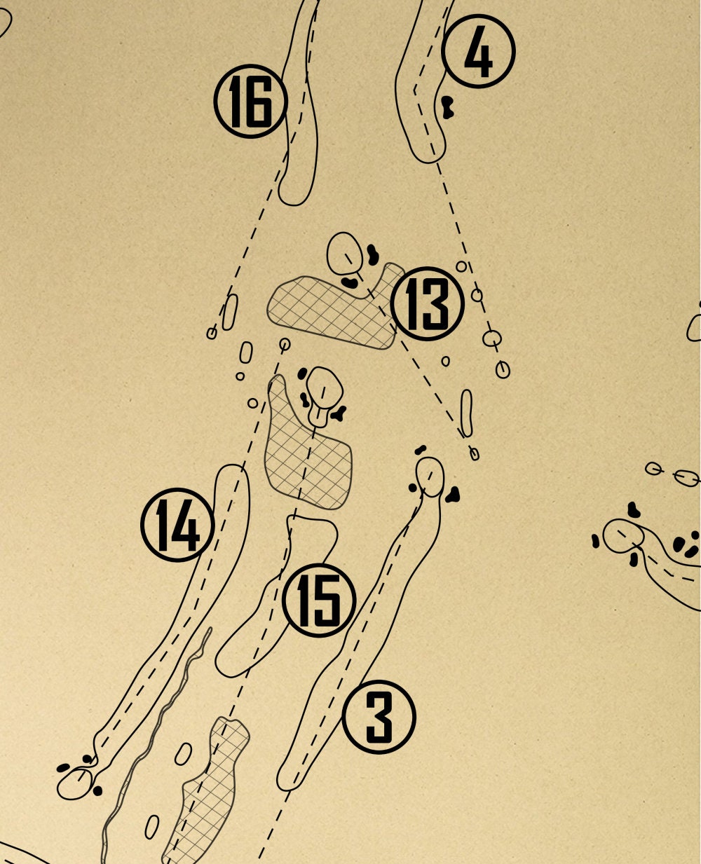 Turf Valley Resort Hialeah Course Outline (Print)