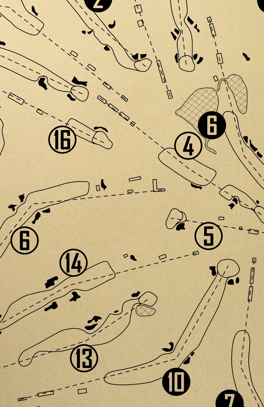 The Broadmoor East and West Courses Outline (Print)