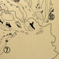 Whistling Straits - Irish Course 11x17 Outline (Print)