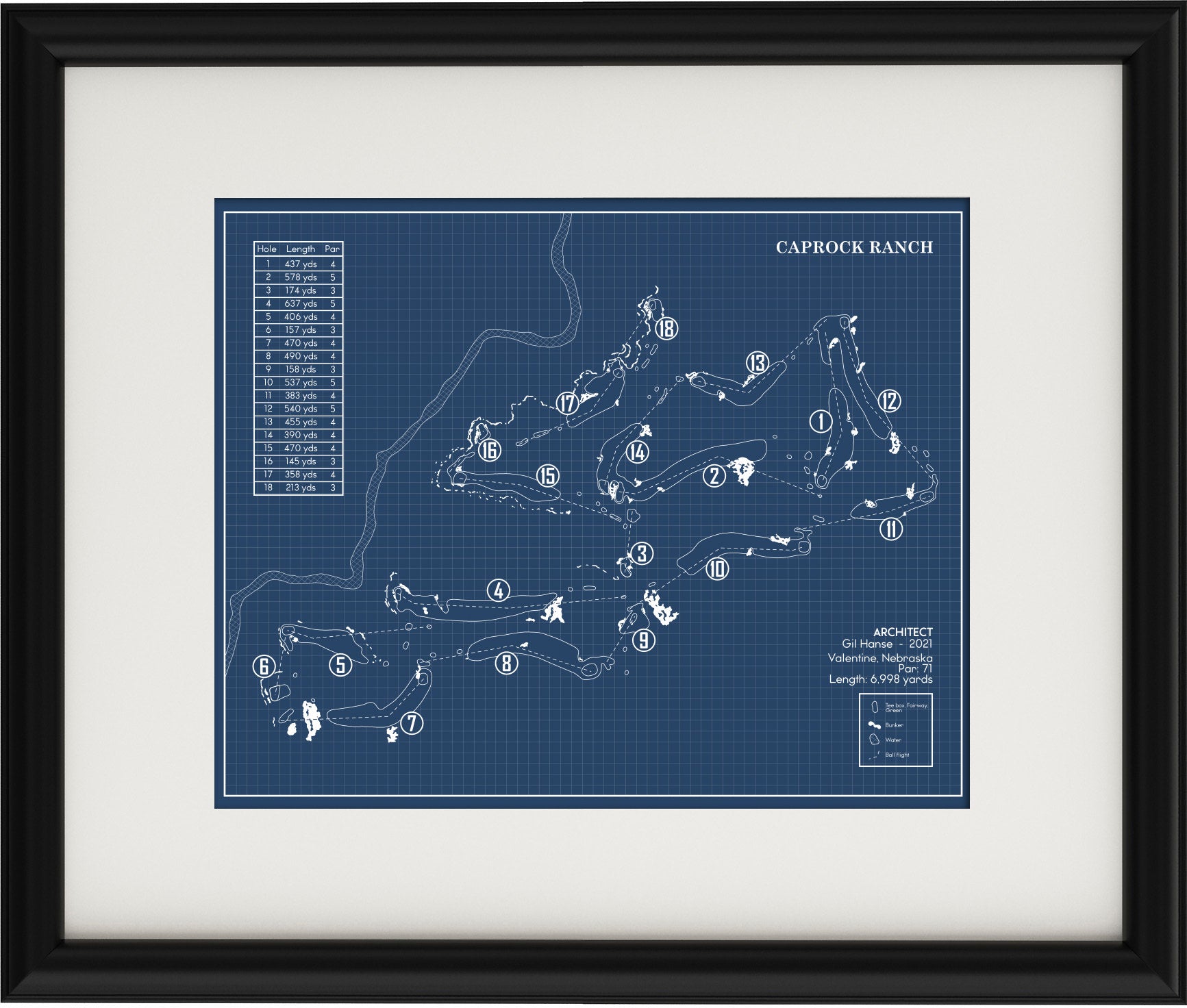 Caprock Ranch Blueprint (Print) – GolfBlueprints