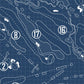Willow Oaks Country Club Blueprint (Print)
