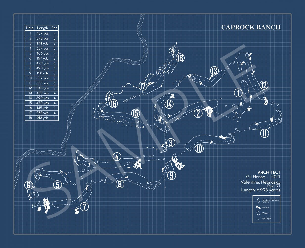 Caprock Ranch Blueprint (Print)