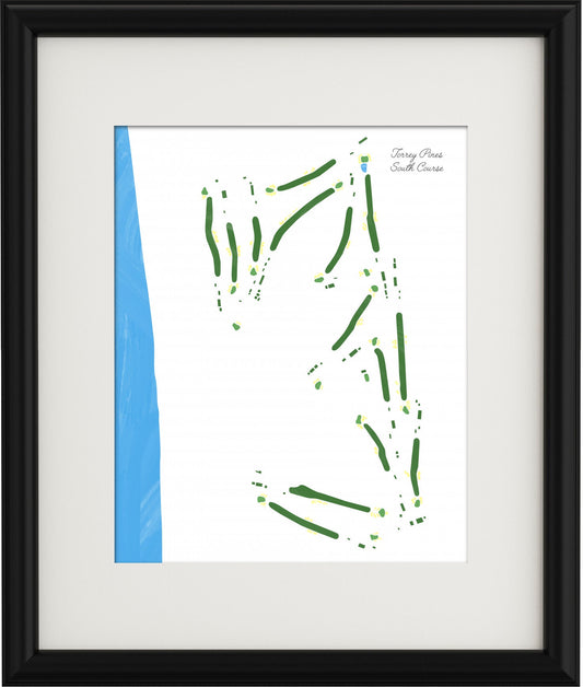 Torrey Pines South Course Painting (Print)