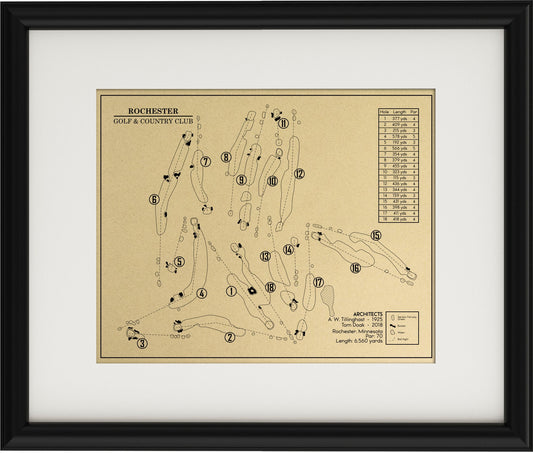 Rochester Golf & Country Club Outline (Print)