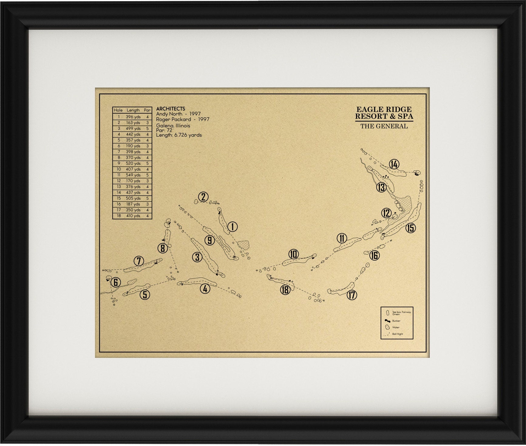 Eagle Ridge Map.pdf The General Course at Eagle Ridge Resort & Spa Outline (Print ...