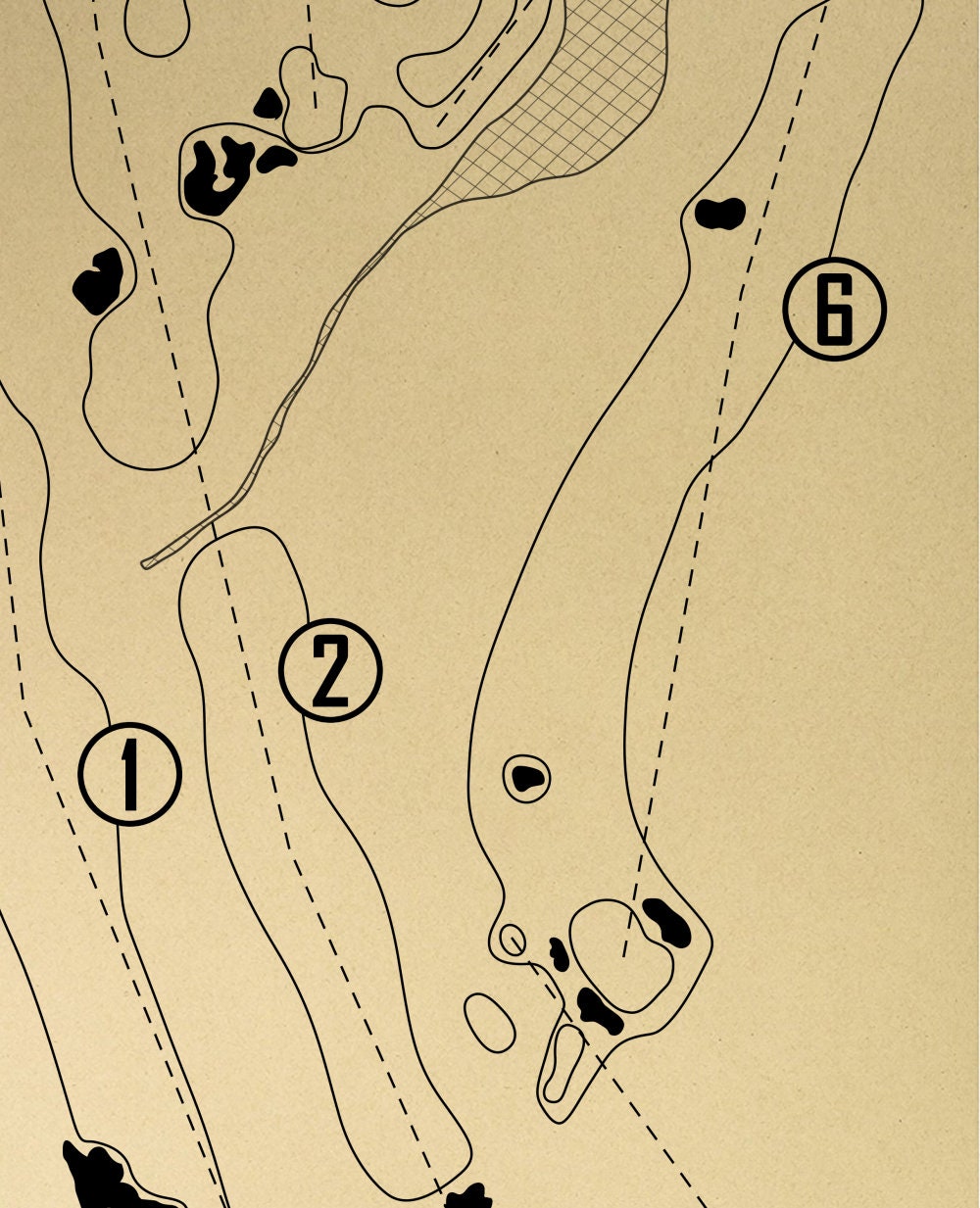 The Course at Sewanee Course Outline (Print) GolfBlueprints