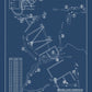 Highland Springs Country Club Blueprint (Print)