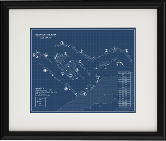 Oak Point at Kiawah Island Blueprint (Print)