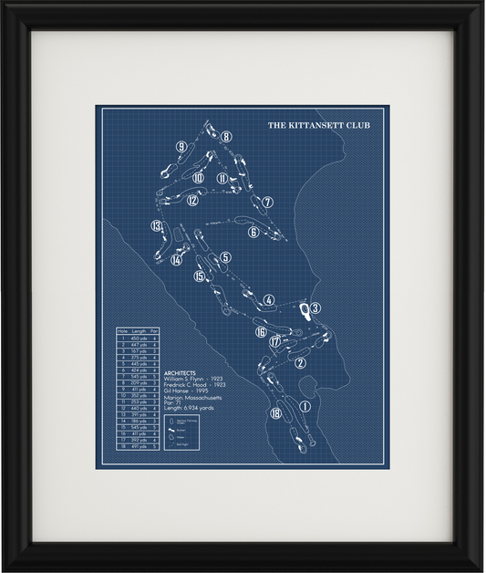 The Kittansett Club Blueprint (Print)