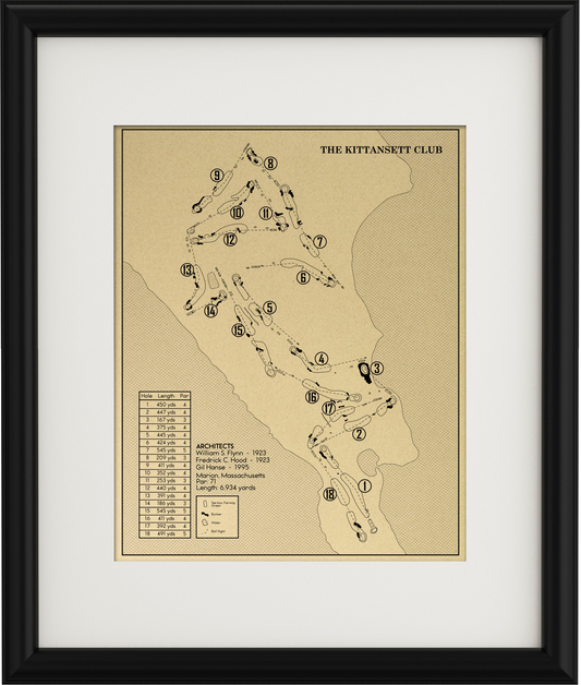 The Kittansett Club Outline (Print)