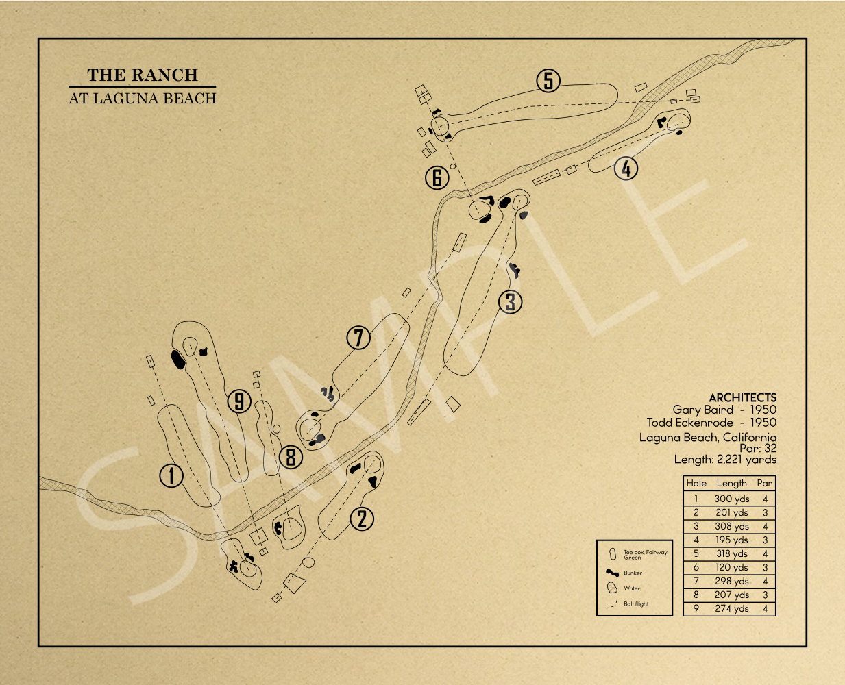 The Ranch at Laguna Hills Outline (Print)