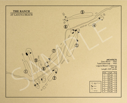 The Ranch at Laguna Hills Outline (Print)