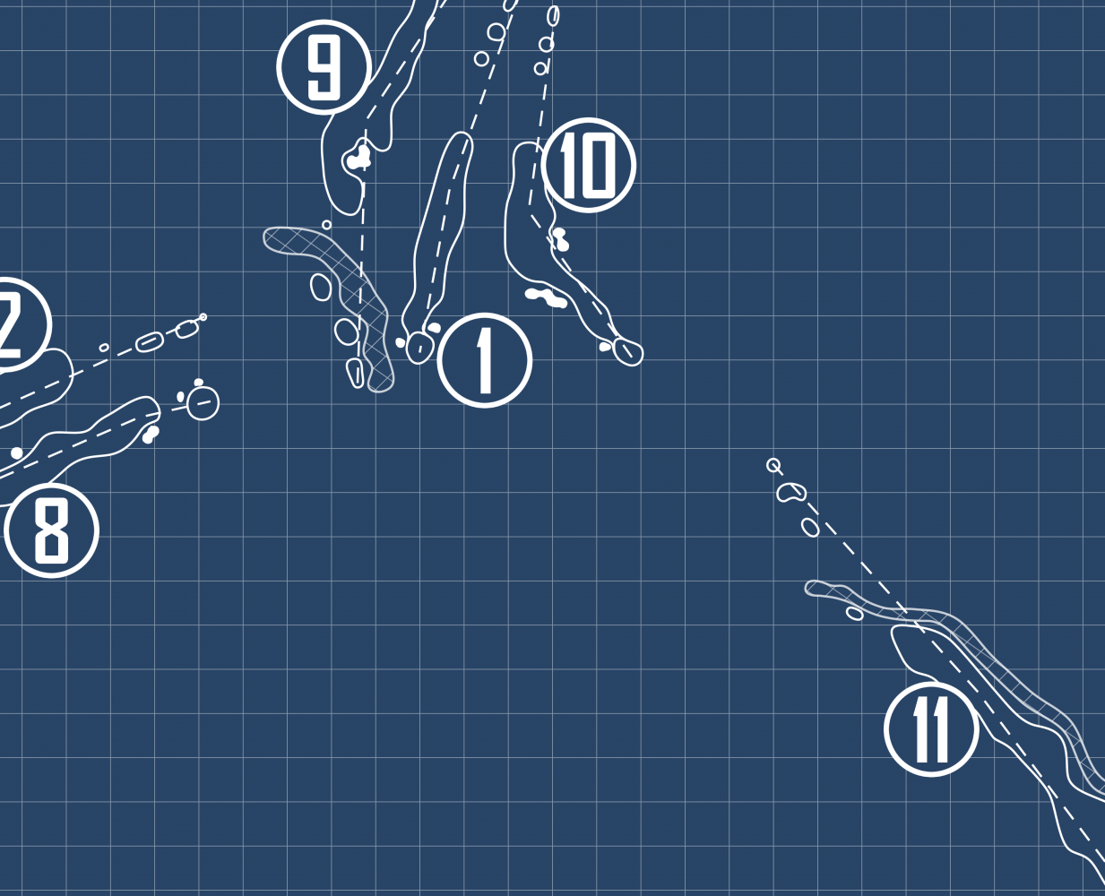 The Golf Club at Lansdowne - The Robert Trent Jones II Course Blueprint (Print)