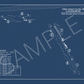 The Golf Club at Lansdowne - The Shark Bite Course Blueprint (Print)