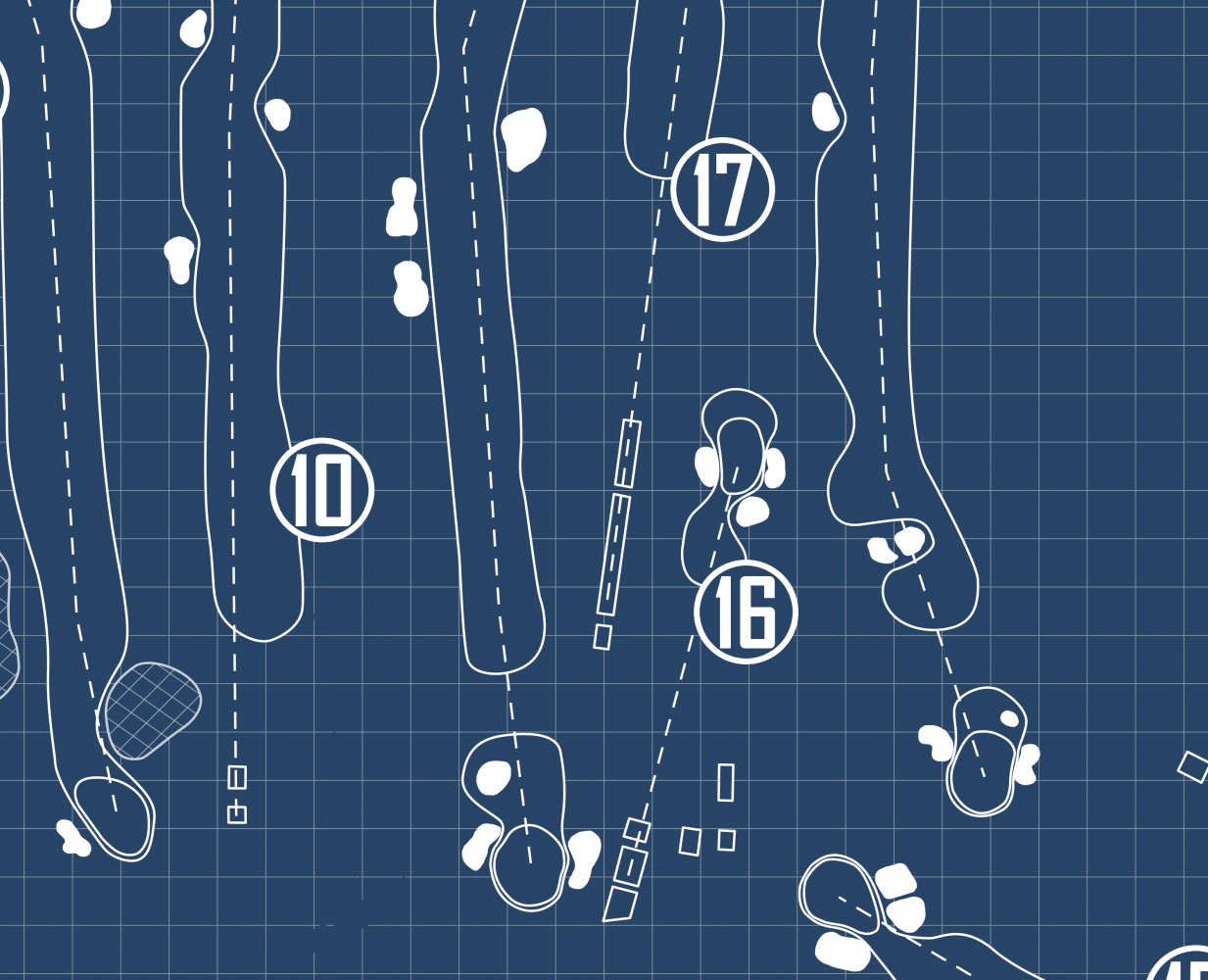 Mesa Country Club Blueprint (Print)