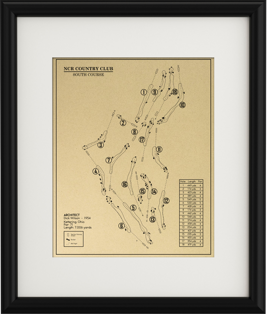 NCR Country Club South Course Outline (Print)