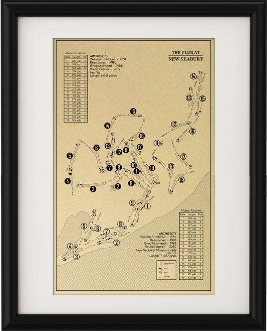 The Club at New Seabury Outline (Print)