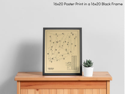 Park Hills Golf Club Outline (Print)