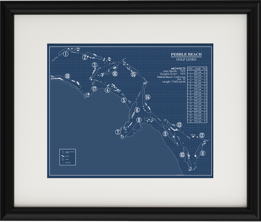 Pebble Blueprint (Print)