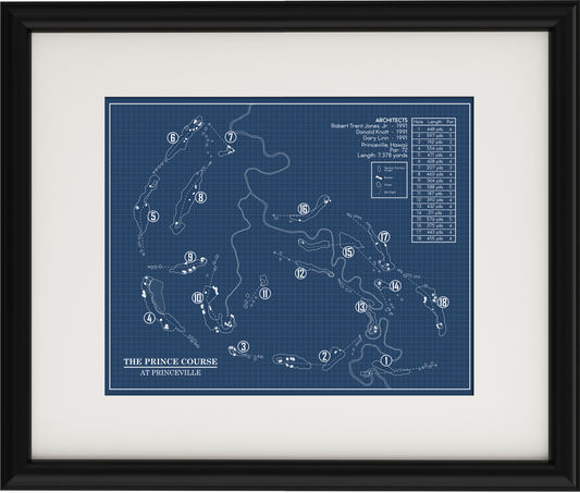 The Prince Course at Princeville Blueprint (Print)