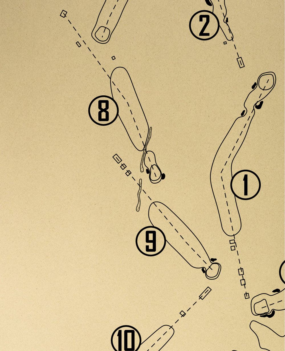 Roaring Gap Club Outline (Print)