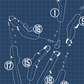 Sankaty Head Golf Club Blueprint (Print)